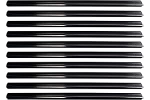 LELIAFLEURY 10Pcs 30.5x1.5cm Binding Bars Slide Grip, A4 Plastic Spine Bars, Black Slide Binders for Home School Office Document Supplies