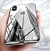 Produktbild iPhone X Handyhülle, Mture iPhone X Hülle Kratzfeste Plating Bumper Case Ultra TPU Flexibel Silikon Hülle Anti-Scratch Tasche Schutzhülle für iPhone X Case Cover - Schwarz