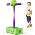CUUGO LET'S GO! CG Pogo Stick Toys for 3-12 Year Old Boys, Outdoor Toys Gifts for 3-12 Year Old Boys Pogo Stick for Kids Age 7 and Up Birthday Stocking Stuffers (Green Dinosaur)