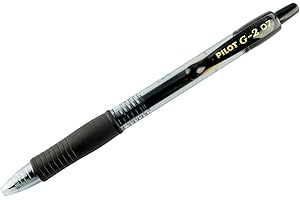 Pilot G207 Retractable Gel Rollerball 0.7 mm (Pack of 3) - Black (Package may vary)