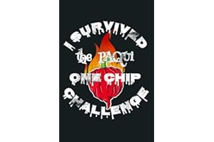 Paqui One Chip Challenge Ghost Pepper Survival Swag Gear: Notebook Planner - 6x9 inch Daily Planner Journal, To Do List Notebook, Daily Organizer, 114 Pages