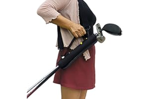 OHMILL Sac de Golf Portable avec Poignée Sac de Transport Léger pour Club de Golf Sac à Bandoulière pour d'Entraînement de Golf