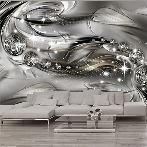 FOTOTAPETE 300x210 cm - VLIES TAPETE PREMIUM - PROFI QUALITÄT - 3 Farben zur Auswahl - Top moderne Wanddeko - Wandbilder XXL - Riesen Wandbild - Top Design Tapete - Neue exklusive Edition mit noch besser Druckauflösung - Deutsches Premium Vlies - Abstrakt Diamant a-A-0168-a-d