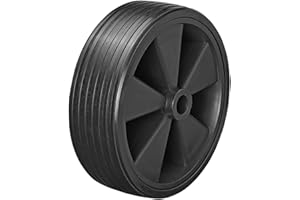 ProPlus 341549 Roue de Secours Jante en Plastique avec Pneu en Caoutchouc Plein 220 x 70 mm