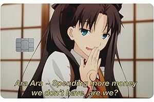 WORKIRAN Meme Card Sticker - Pink Compact Sticker for Transportation, Bank & Credit Cards