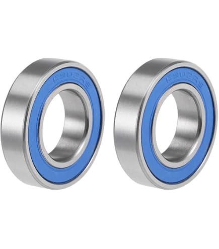 thumbnail image 2 of TOP-VIGOR 2Pcs B8-23D Deep Groove Ball Bearings, Z2 8mm X 23mm X 14mm Double Sealed Industrial Bearings, Chrome Steel P0(ABEC1) Skateboard Bearings For Electrical Instrument Equipment 2 of 10