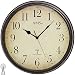 Produktbild AMS 5962 Wanduhr Funk Mineralglas Metallgehäuse in Holz-Optik