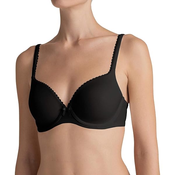 Lisca Women's Alegra Black Underwired Full Cup Bra – 34G, Comfortable & Supportive