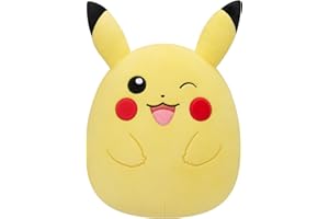 Bizak Squishmallow Zwinkern 25 cm Plüschtier - Offizielles Pokemon Kissen weich und Qualität (63220038)