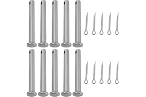 Briny River Lot de 10 goupilles de cisaillement de rechange pour souffleuse à neige Simplicity1668344SM 703063