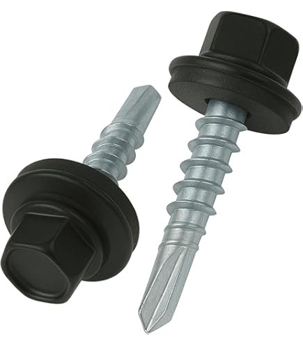 Viti Per Pannelli Facciali 4,8x38 Mm RAL 7016 Grigio Antracite Inox A2 - Confezione Da 50 Pezzi - Foto 6