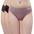 C9 Airwear Seamless Undies for Ladies - Combo of 3 (Mid Rise) with Comfortable Tag Free Regular Use