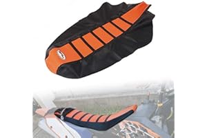 JFG RACING JFGRACING Orange/Schwarz Gripper Soft Motorrad Sattelbezug für 65 85 105 125 144 150 200 250 300 450 500 530 XC EXC SX SXF 07-14