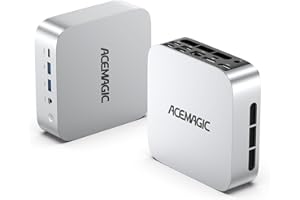 ACEMAGIC K1 Mini PC, Core i5-12600H(12C/16T, jusqu'à 4,5 GHz),16 Go DDR4 512 Go SSD Micro Ordinateur Bureau, PC pour Bureau/Home Cinéma/Réunion/Affaires/Voyage【WiFi 6/Buetooth 5,2/DP+HDMI/USB-C】