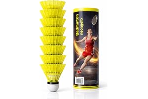 TK Gruppe Timo Klingler Gula badmintonbollar för träning och tävling - för utomhus och inomhus