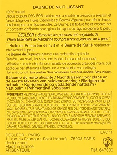 Decleor Aromessence Mandarine Smoothing Night Balm 15ml - 2