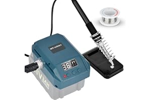 BILIVRY Bezprzewodowa lutownica do akumulatora litowo-jonowego Makita 18 V: cyfrowa stacja lutownicza 18 V do majsterkowania, napraw urządzeń (akumulator nie jest dołączony)