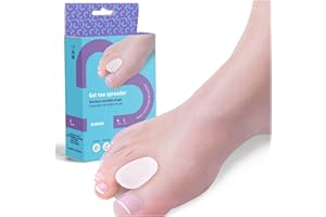 feet bcn Separador de Dedos en Gel. Corrige la Posición de Dedos Superpuestos. Contiene 4 uds. Talla L.