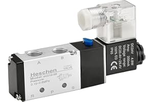Heschen eléctrico neumática válvula solenoide 4V210-08 24VDC 4.8W PT1/4'' 5 way 2 posición CE