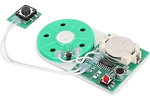 SXHLSELLER Układ Dźwiękowy z możliwością Nagrywania, moduł Odtwarzania Nagrania Głosu z obsługą Taśmy dwustronnej. 25-sekundowy Czas Nagrywania dla pozdrowień, Projektów DIY i świątecznych