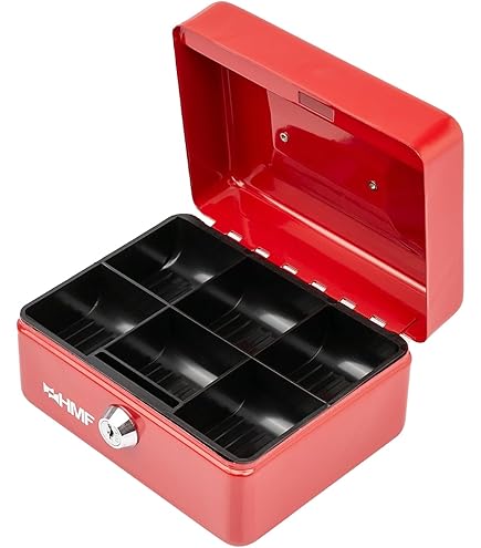 Cassetta Portavalori In Metallo Con Serratura - 125x95x60 Mm Con 2 Chiavi