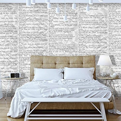 murando - Puro realistic murals wallpapers 0.5x10 m - Fleece wallpaper - No pattern repeated - Decorative panel - Photo on a wall XXL - Shakespeare m-A-0595-j-d