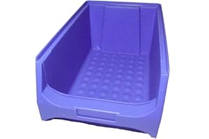 SOPO A-Z 15 Stück blaue Stapelboxen 350x200x150 mm Gr. 4 Sichtlagebox Made in Germany