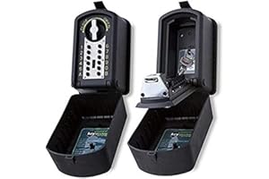 NRS Healthcare Keyguard Digital XL Key Safe - Wall Mounted, Police Approved, Outdoor Key Storage