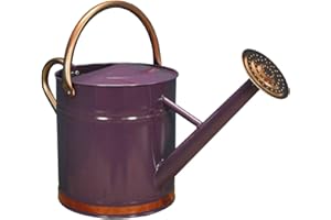 Selections Heritage Heather & Copper Colour Metal Watering Can (9 Litre)