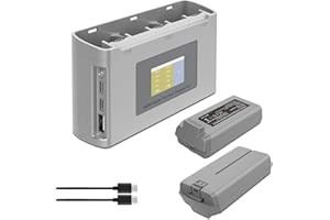 Anegine Mini 2 SE Akku 2400mAh mit Intelligenter LCD Doppelladegerät für DJI Mini 4K, 31'mins Max Flugzeit 7.7V DJI Mini SE Akku für DJI Mini 2 SE, DJI Mini SE, DJI Mini 2 Drohne (2er-Pack)