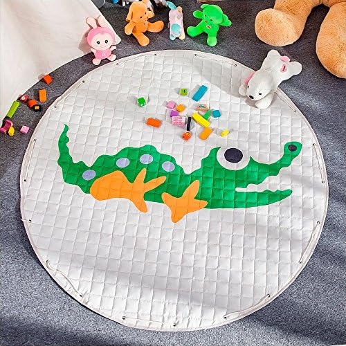 Toy Storage Bag Organizer by Sunspeed - 140cm Diameter Kids Play Mat - Foldable & Portable - Ideal for all children's toys