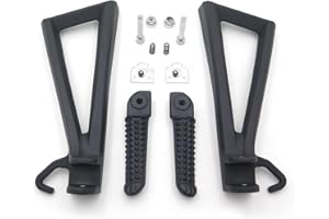 HASKULLE Black Rear Passenger Foot Peg for Yamaha Yzf R6 2006-2009 2010 2011 2012