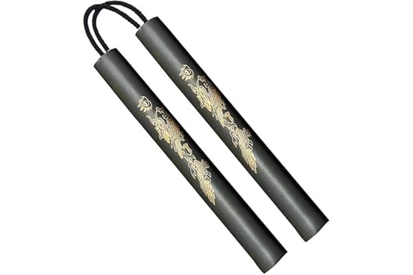 Fayscingo Nunchaku en Mousse Rembourré Éponge Légère Cordon Nunchucks Arts Martiaux Nunchakus pour Enfants et Débutants
