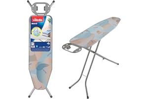 Vileda Basic - Tabla de planchar Bravo lava salmon grey, 173697 , 120 x 38 cm