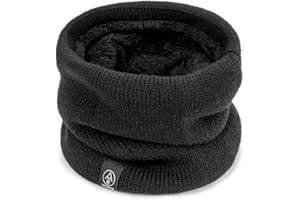 NANQUAN Schlauchschal Herren &Damen,Winter Loop Schal,Fleece Schal Schlauchschal für Frauen und Männer,Winter Multifunktional Winddichter Ski Halswärmer für Outdoor,Skifahren,Motorrad,Laufen,Radfahren
