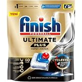Finish Ultimate Plus 60 Kaps&uuml;l Bulaşık Makinesi Deterjanı Tableti (1 x 60 Kaps&uuml;l)
