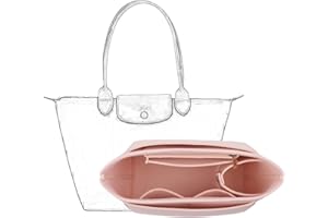 D.DUO Organizer per borse, accessori per borse, organizer Longchamp con manico lungo (L(manico lungo), Rosa)