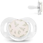 Suavinex, Pacifier for Babies 6/18 Months, Physiological Silicone Teat SX Pro, Flat, Symmetrical and Flexible, Respects Oral