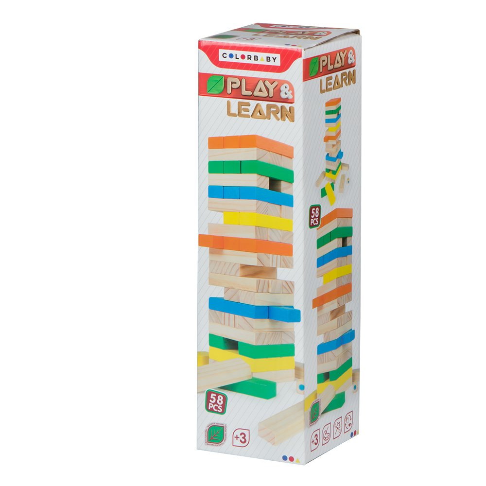 WOOMAX- Torre de bloques madera - Imagen 5