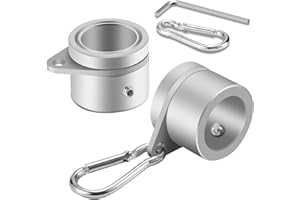 Dciustfhe 2 Pcs Flag Rings Anti Wrap Flag Swivels 360� Rotating Flagpole Flag Mounting Rings 1 Inch