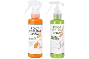 ANSHKA Olio spray per peeling ai piedi, spray per rimuovere la pelle morta, rimuove la pelle morta in pochi secondi, esfoliante per pedicure per talloni ruvidi screpolati, pelle secca e calli