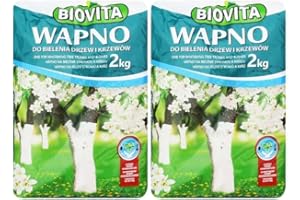 BIOVITA Weißanstrich Obstbäume Baumanstrich Baum Pflege Frostschutz Gartenkalk 2kg x2