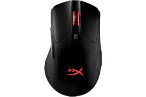 HyperX Pulsefire Dart – Wireless RGB Gaming Mouse – Software-Controlled Customization – 6 Programmable Buttons – Qi-Charging Battery up to 50 hours – PC, PS4, Xbox One Compatible
