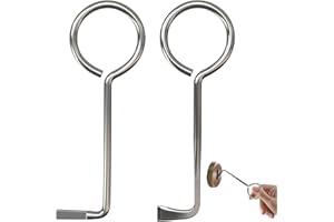 DAAIZIII 2 Stück Profi Dietrich Set, Buntbartschlüssel Universal, Türöffnungswerkzeug, Bartschlüssel Dietrichset, Für Bunt-Bart-Schloss Öffner