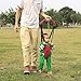 New 8-16 Months Baby Toddler Fully Adjustable Pure Cotton Learning Security Harness Walk Learning Assistant Open Crotch Basket Belt Step Walkings Wings Aid Up to 35 Kg (Red)