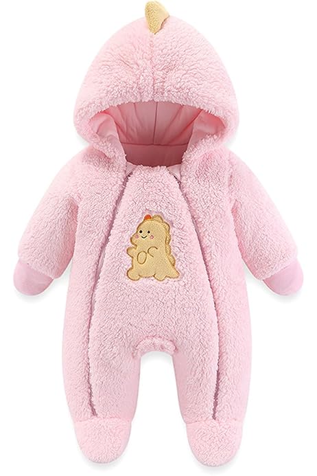 Baby Bear Onesie Newborn Baby Girl Winter Baby Snow Suit Infant