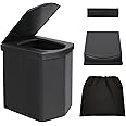 SEZNIK Portable Toilet | Foldable, Easy to Carry Commode For Traveling & Indoor | Stool Chair for Kids, Elders & Adults | Foldable Toilet For Adult