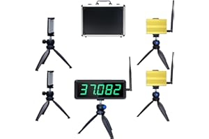 ‎YZ YZ Laser-Timer für Sprints, Laser-Sprint-System, Track-Laser-Timer, Stoppuhr, Runden-/Geschwindigkeitstraining, Streckenfeld, Laufen, Fußball (Zwei Gruppen)