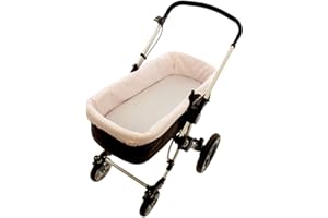 Funda Cubre capazo Rosy Fuentes - Forro interior capazo - Funda hipoalérgica - Transpirable 0-rosa