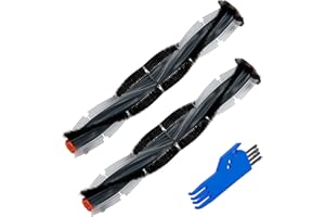 EATBALE Ersatz Hauptbürste für Neato Botvac D Serie D10, D9, D8, D3, D4, D5, D6, D7, D3 Pro, D70, D75, D80, D85 Connected Series Staubsauger Roboter Zubehör, Ersatzbürste 280 mm/11 Zoll (2 Stück)